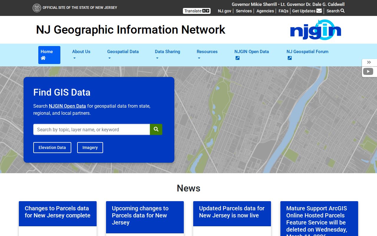 Essex County residents directory parcel research through NJGIN Property Explorer